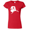  "Alaska Home State Pride" women's t-shirt Red