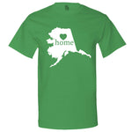  "Alaska Home State Pride" men's t-shirt Irish-Green