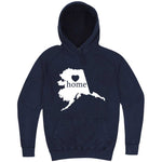  "Alaska Home State Pride" hoodie, 3XL, Vintage Denim
