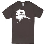  "Alaska Home State Pride" men's t-shirt Charcoal