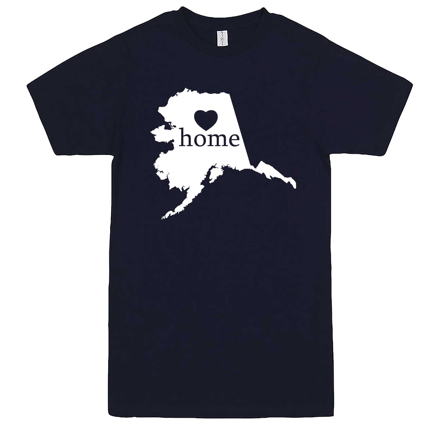  "Alaska Home State Pride" men's t-shirt Navy-Blue