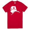  "Alaska Home State Pride" men's t-shirt Red