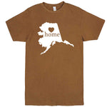  "Alaska Home State Pride" men's t-shirt Vintage Camel