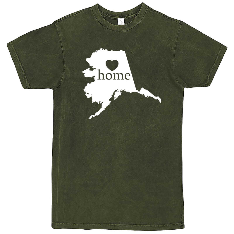  "Alaska Home State Pride" men's t-shirt Vintage Olive