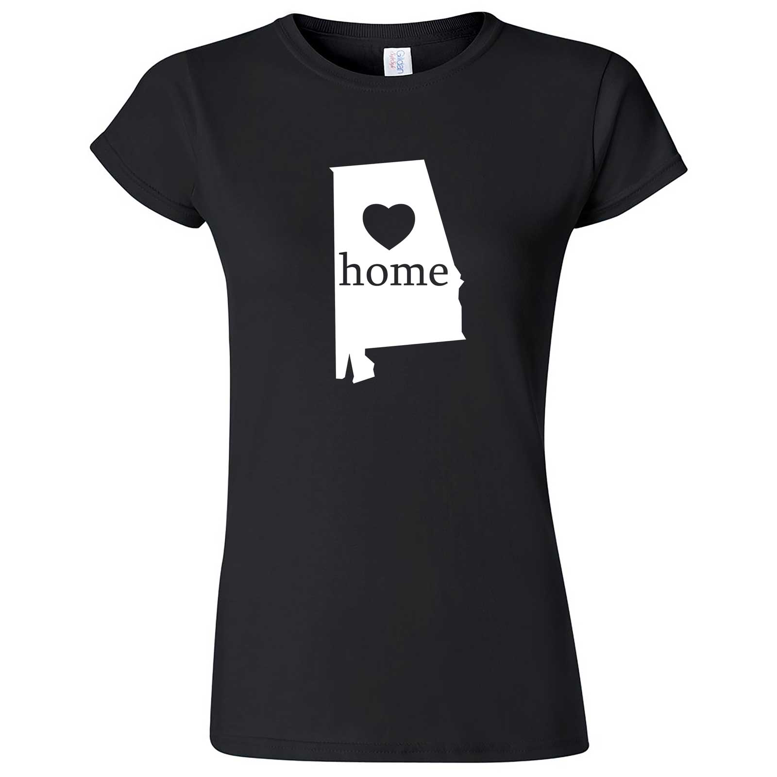  "Alabama Home State Pride" women's t-shirt Black