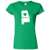  "Alabama Home State Pride" women's t-shirt Irish Green