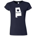  "Alabama Home State Pride" women's t-shirt Navy Blue