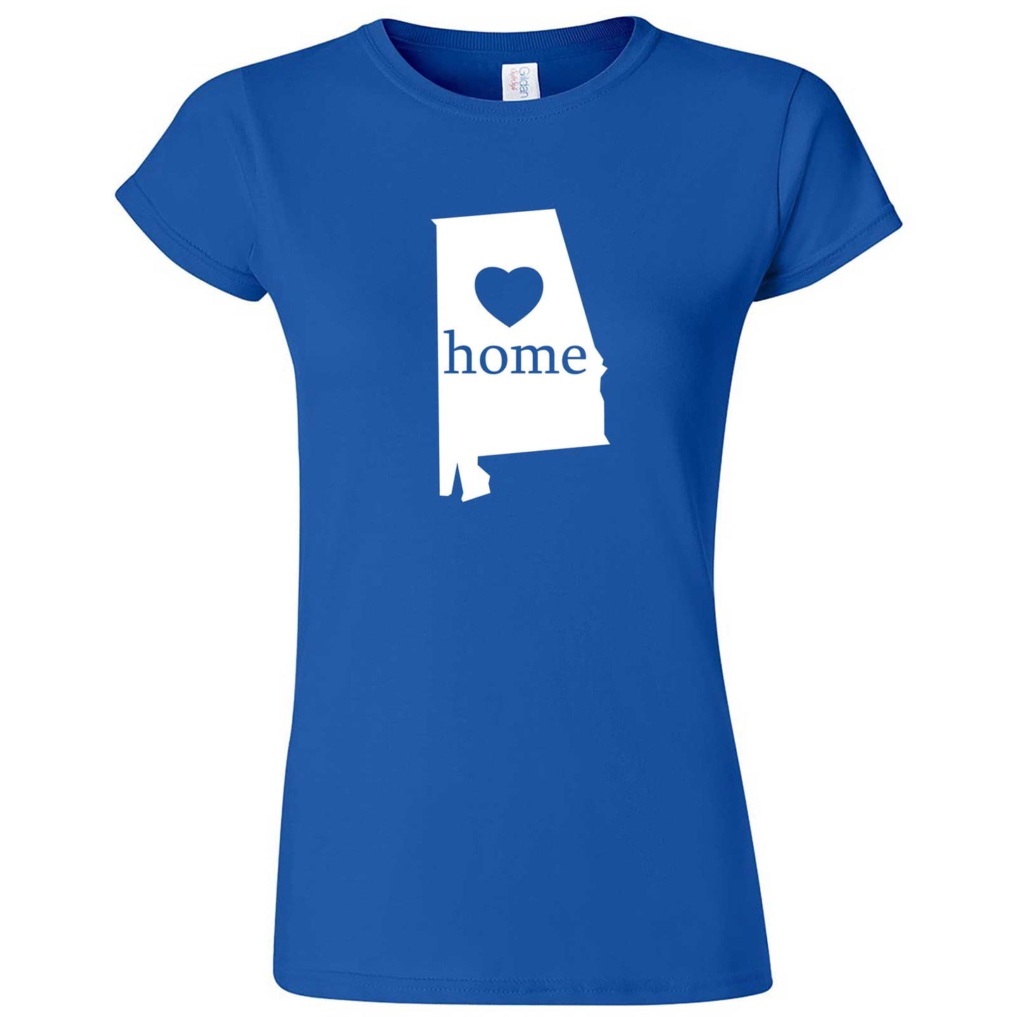  "Alabama Home State Pride" women's t-shirt Royal Blue