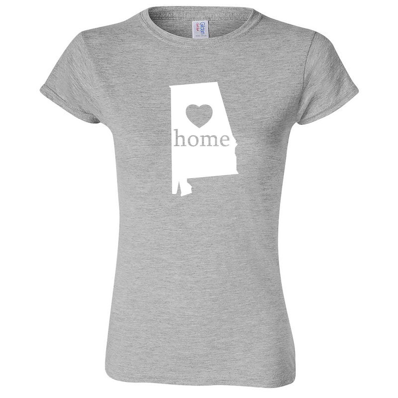  "Alabama Home State Pride" women's t-shirt Sport Grey