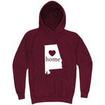  "Alabama Home State Pride" hoodie, 3XL, Vintage Brick