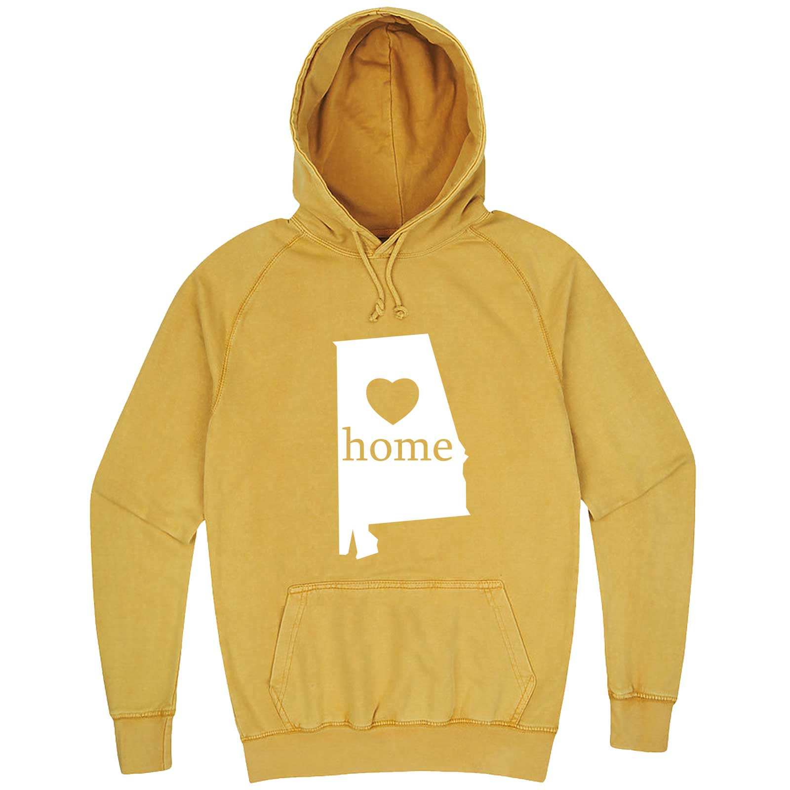  "Alabama Home State Pride" hoodie, 3XL, Vintage Mustard