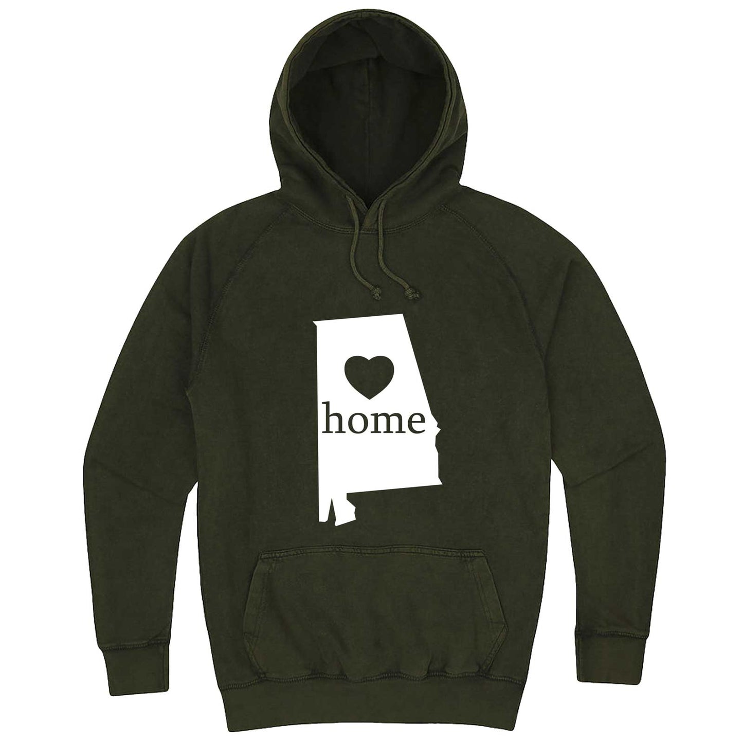  "Alabama Home State Pride" hoodie, 3XL, Vintage Olive