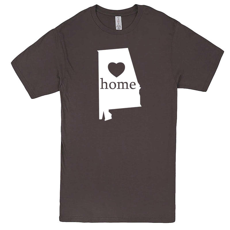 "Alabama Home State Pride" men's t-shirt Charcoal