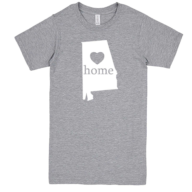  "Alabama Home State Pride" men's t-shirt Heather-Grey