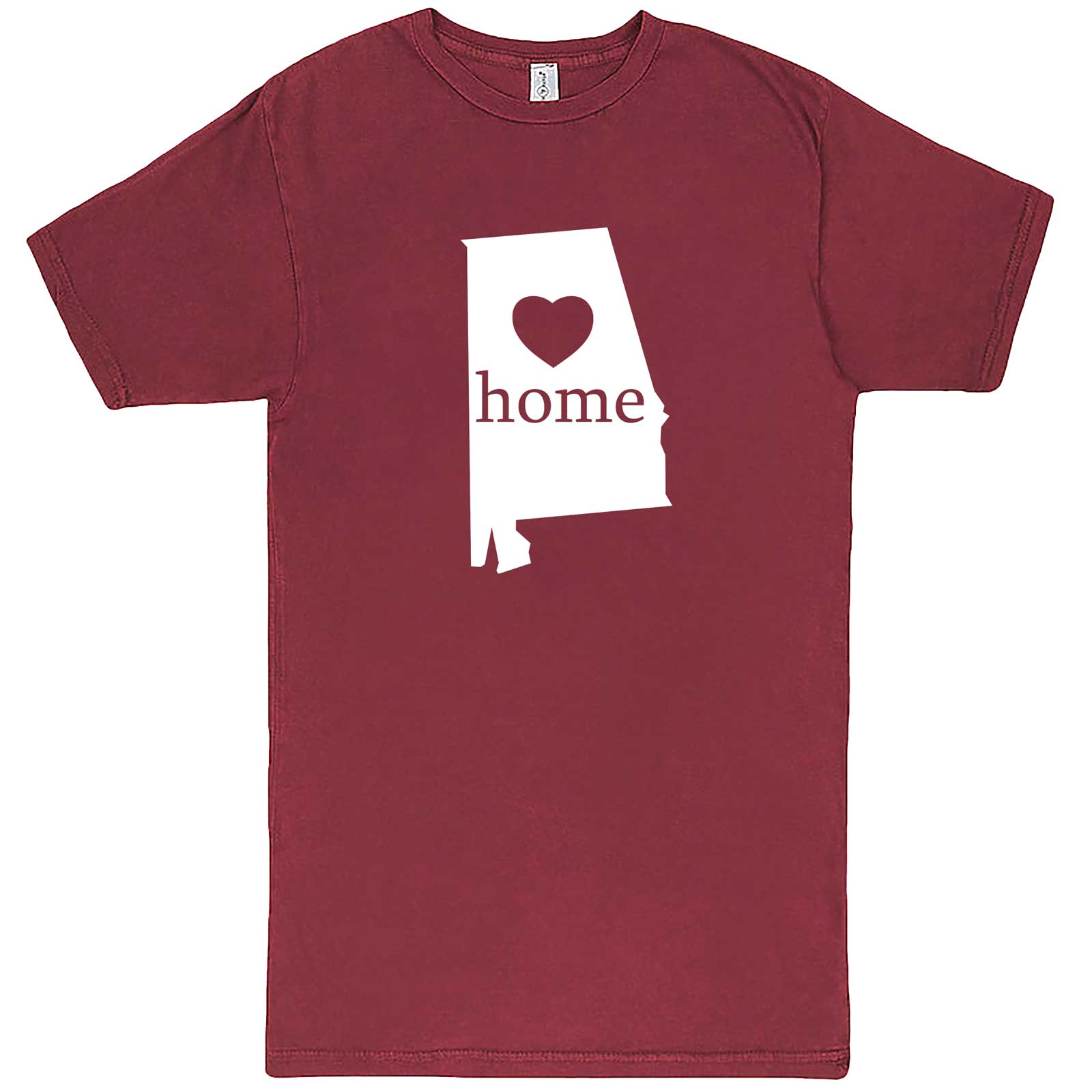  "Alabama Home State Pride" men's t-shirt Vintage Brick