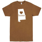  "Alabama Home State Pride" men's t-shirt Vintage Camel