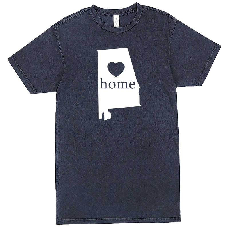  "Alabama Home State Pride" men's t-shirt Vintage Denim