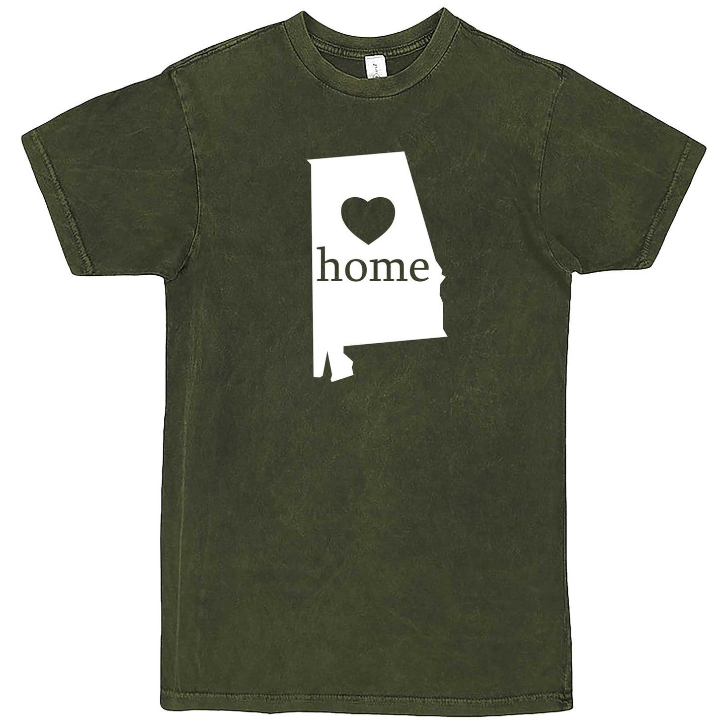 "Alabama Home State Pride" men's t-shirt Vintage Olive