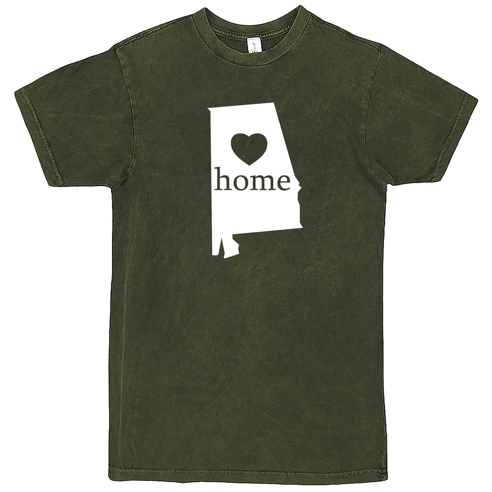  "Alabama Home State Pride" men's t-shirt Vintage Olive