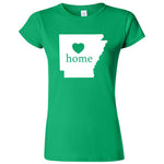  "Arkansas Home State Pride" women's t-shirt Irish Green