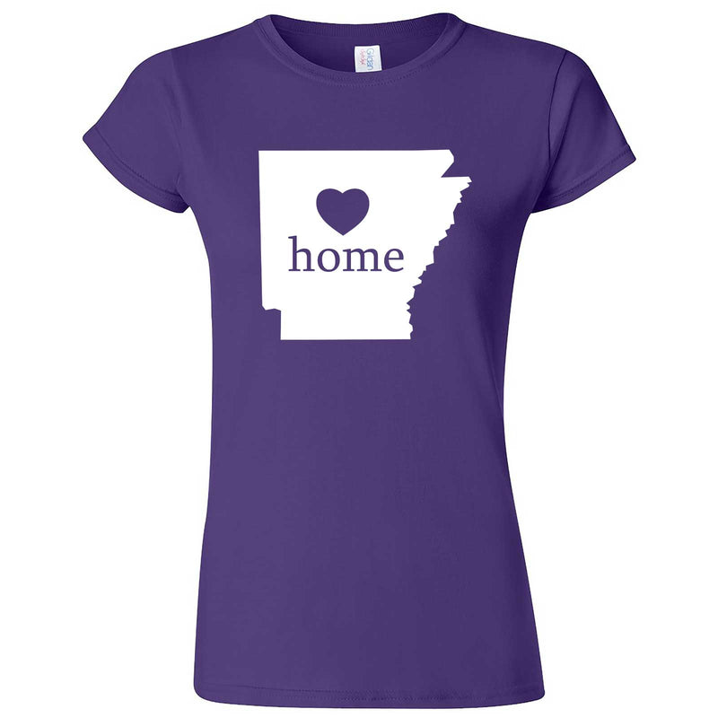  "Arkansas Home State Pride" women's t-shirt Purple