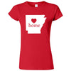  "Arkansas Home State Pride" women's t-shirt Red