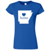  "Arkansas Home State Pride" women's t-shirt Royal Blue