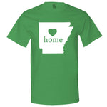  "Arkansas Home State Pride" men's t-shirt Irish-Green