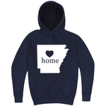  "Arkansas Home State Pride" hoodie, 3XL, Vintage Denim