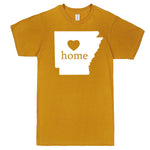  "Arkansas Home State Pride" men's t-shirt Mustard
