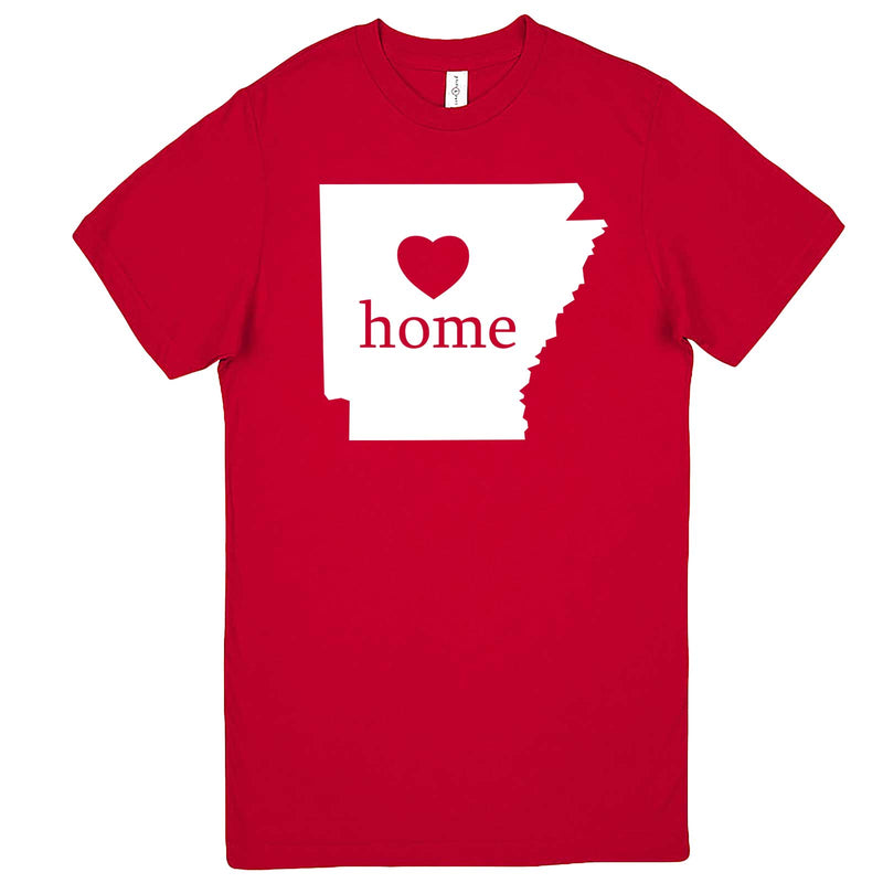  "Arkansas Home State Pride" men's t-shirt Red