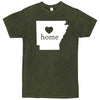  "Arkansas Home State Pride" men's t-shirt Vintage Olive