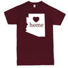  "Arizona Home State Pride" men's t-shirt Burgundy