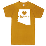  "Arizona Home State Pride" men's t-shirt Mustard