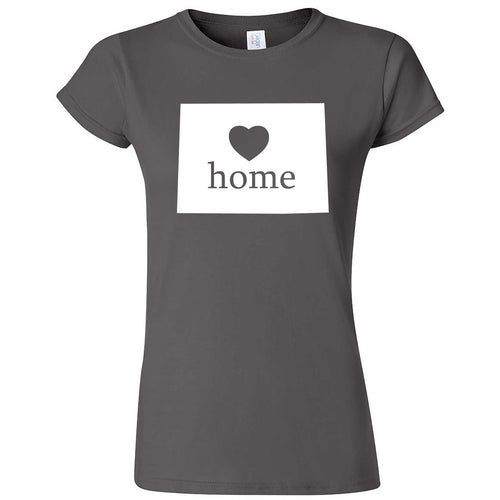  "Colorado Home State Pride" women's t-shirt Charcoal