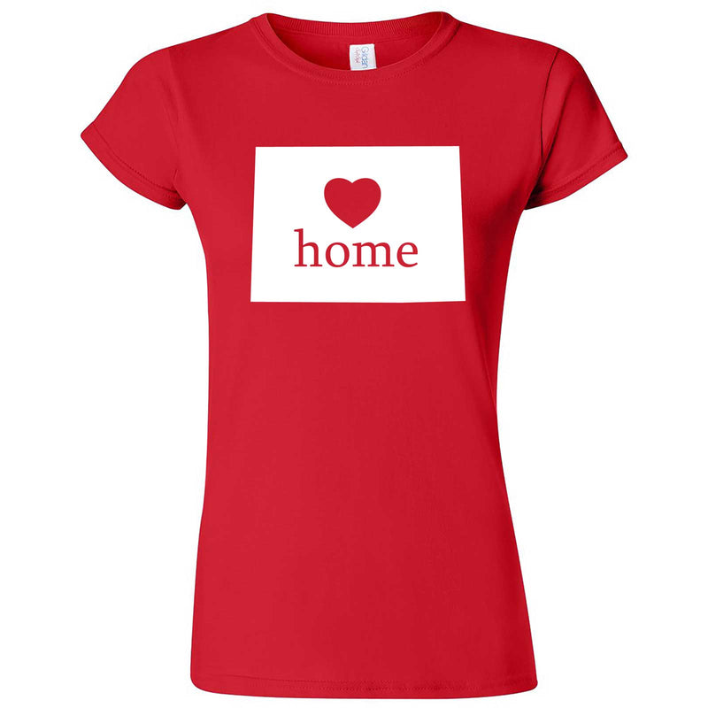  "Colorado Home State Pride" women's t-shirt Red