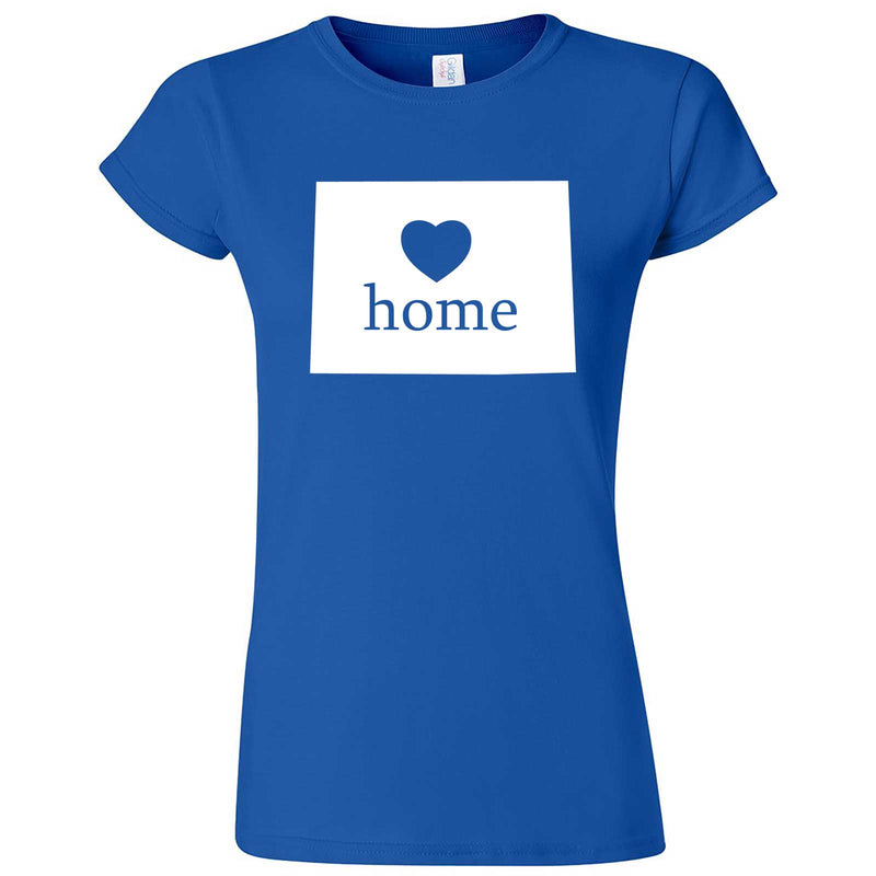  "Colorado Home State Pride" women's t-shirt Royal Blue