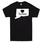  "Connecticut Home State Pride" men's t-shirt Black