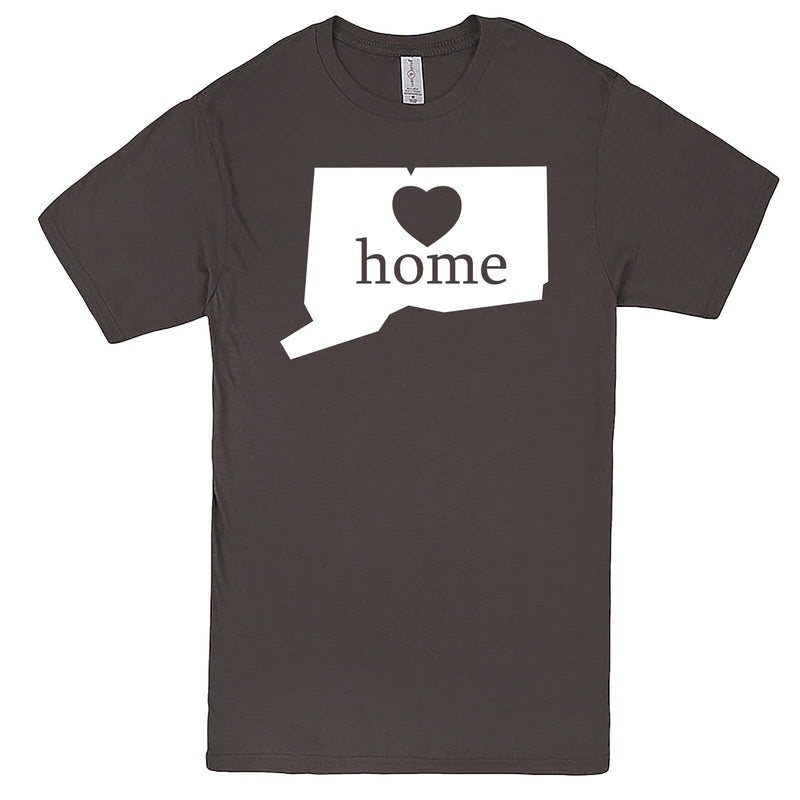  "Connecticut Home State Pride" men's t-shirt Charcoal