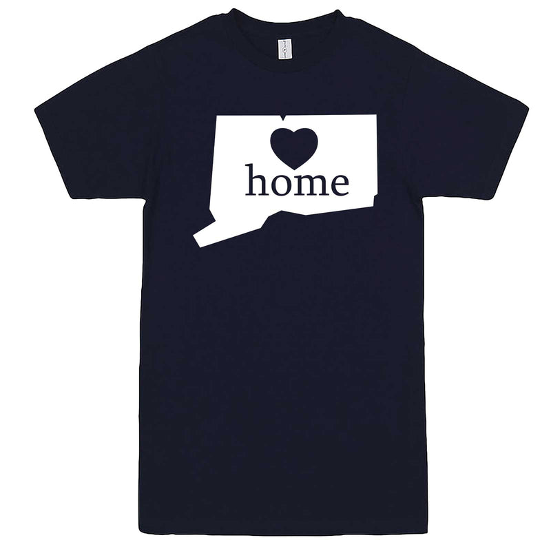  "Connecticut Home State Pride" men's t-shirt Navy-Blue