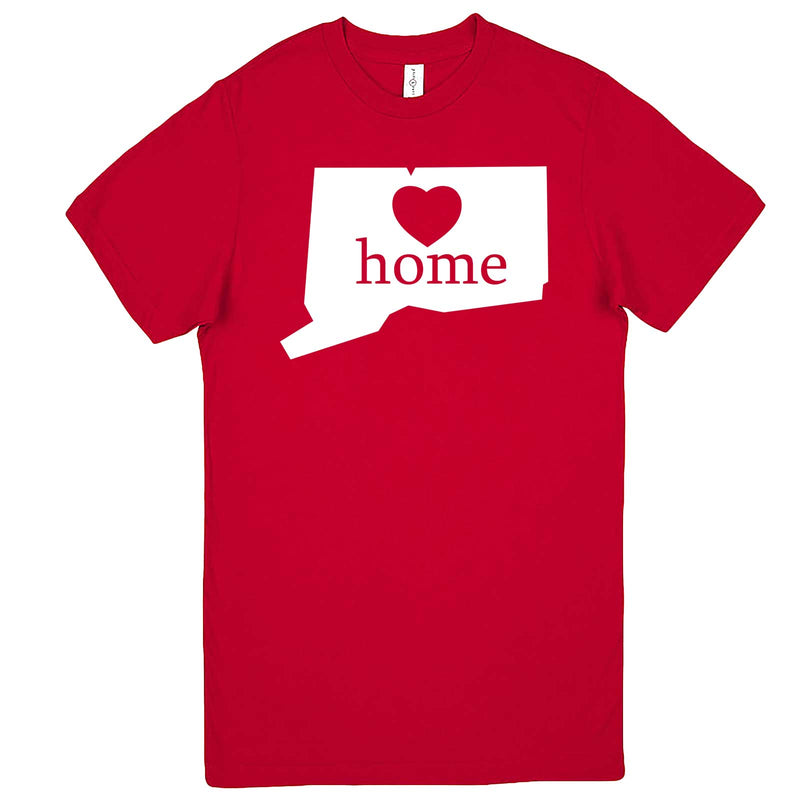  "Connecticut Home State Pride" men's t-shirt Red