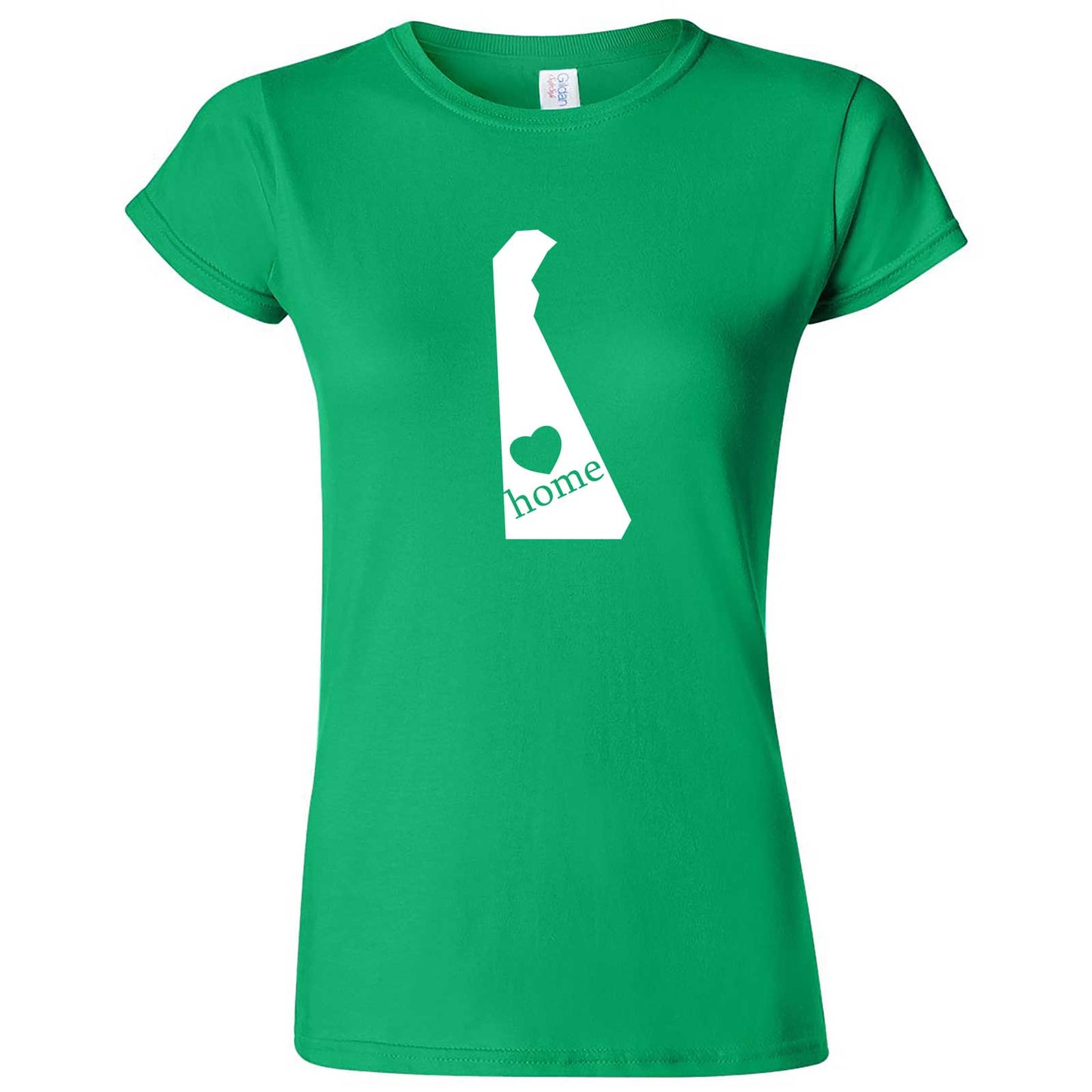  "Delaware Home State Pride" women's t-shirt Irish Green