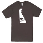  "Delaware Home State Pride" men's t-shirt Charcoal