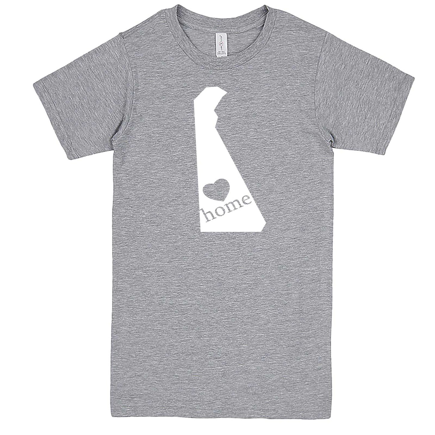  "Delaware Home State Pride" men's t-shirt Heather-Grey