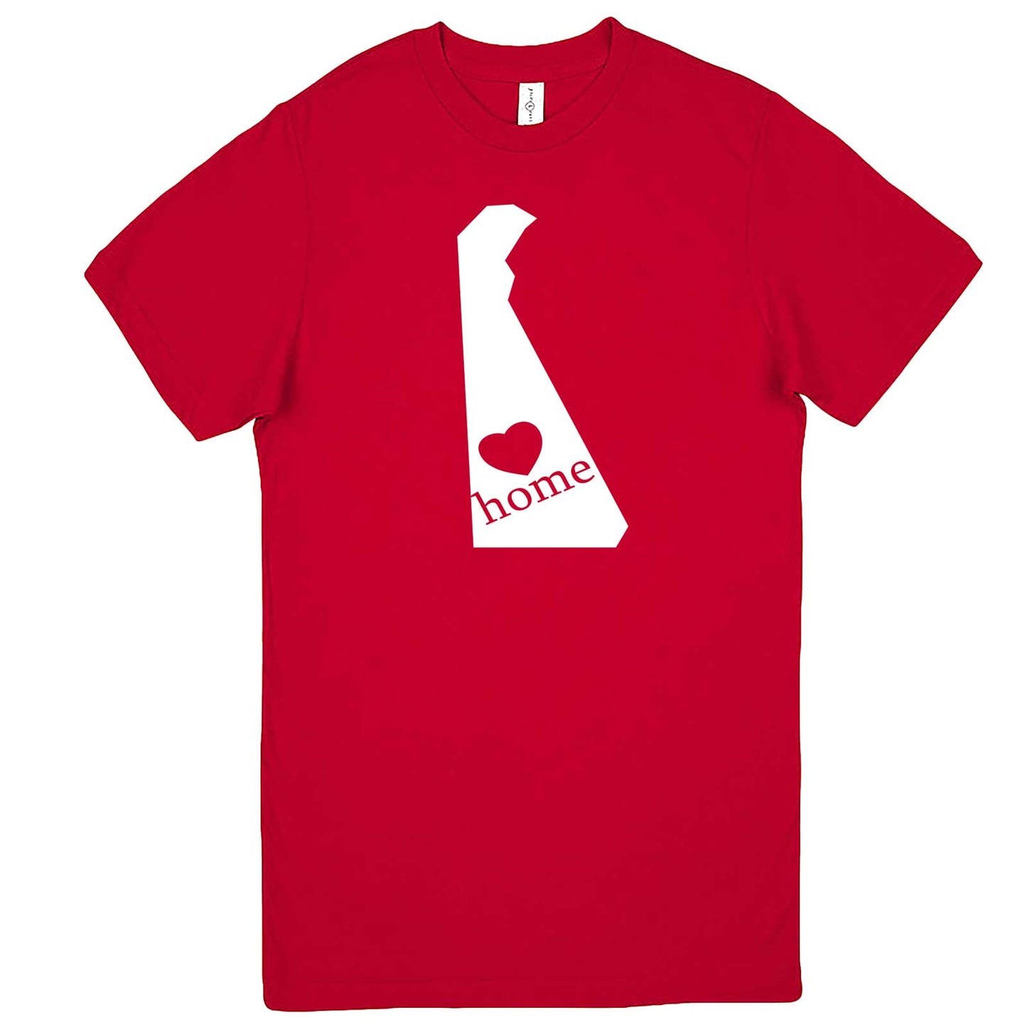  "Delaware Home State Pride" men's t-shirt Red