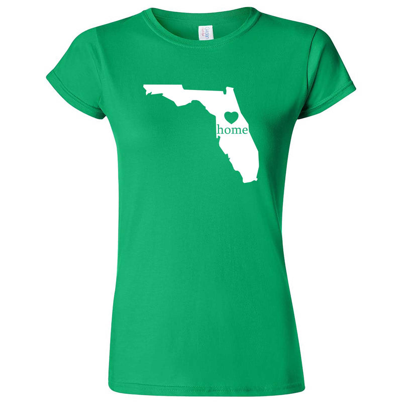  "Florida Home State Pride" women's t-shirt Irish Green
