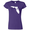  "Florida Home State Pride" women's t-shirt Purple