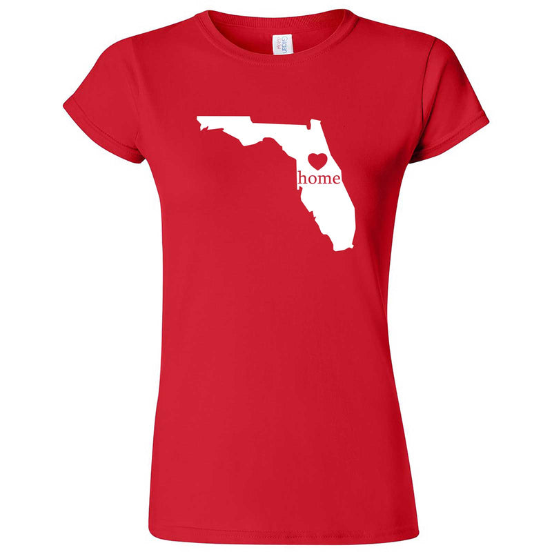  "Florida Home State Pride" women's t-shirt Red