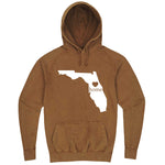  "Florida Home State Pride" hoodie, 3XL, Vintage Camel