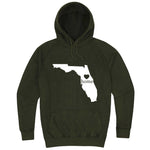  "Florida Home State Pride" hoodie, 3XL, Vintage Olive